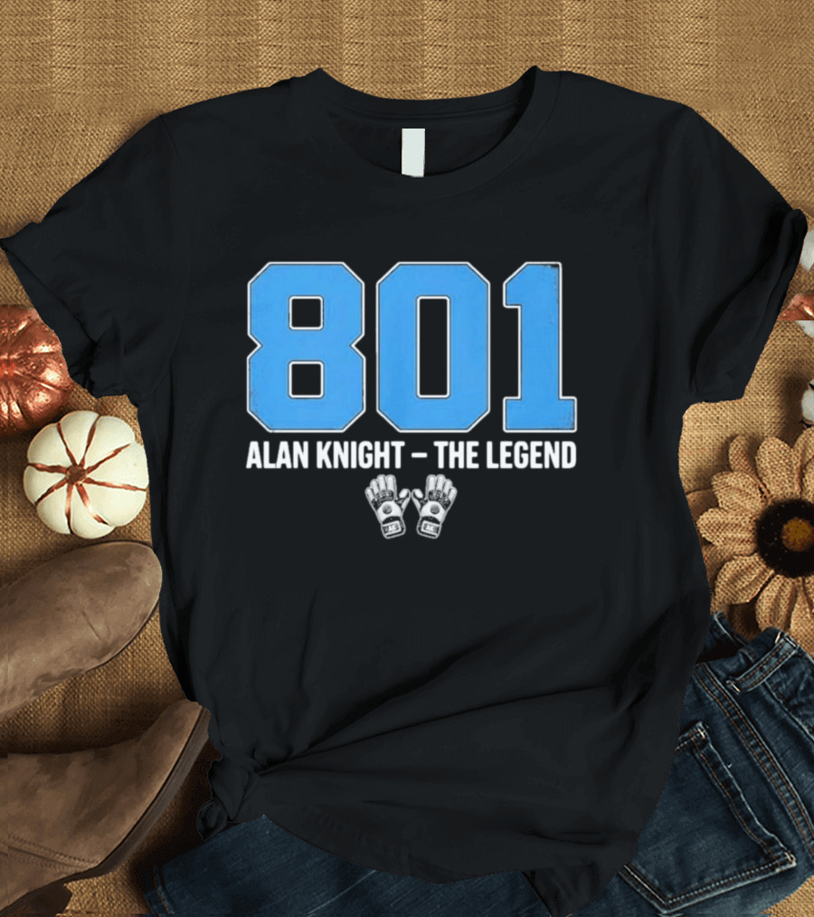 801 Alan Knight The Legend With Iconic Goalie Gloves T-Shirt