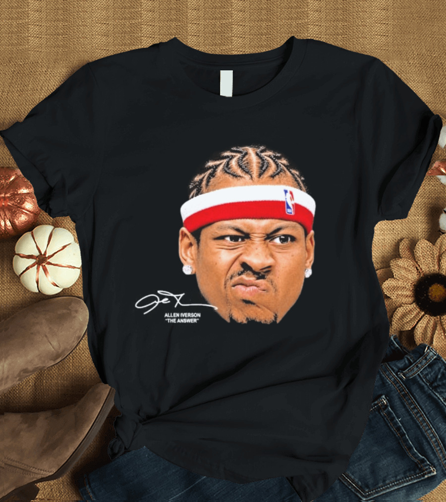 Allen Iverson The Answer NBA Headband T-Shirt