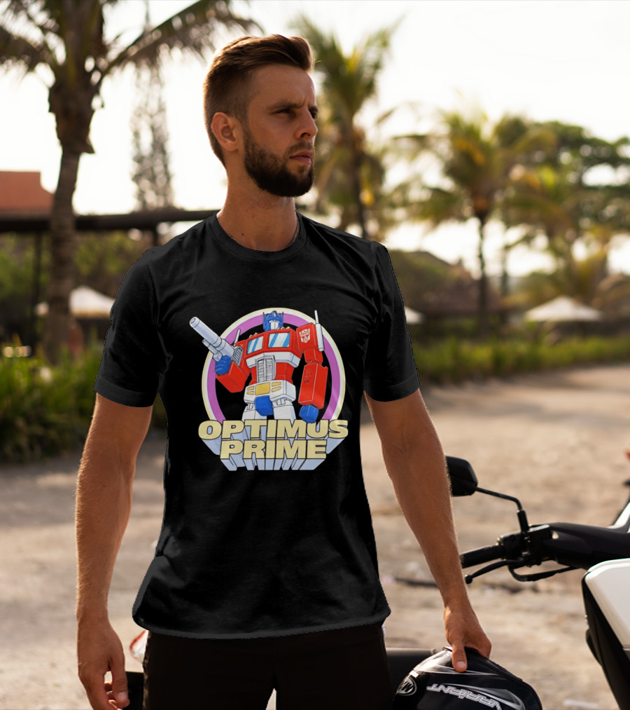 Optimus Prime Classic Animation Retro 80s T-Shirt