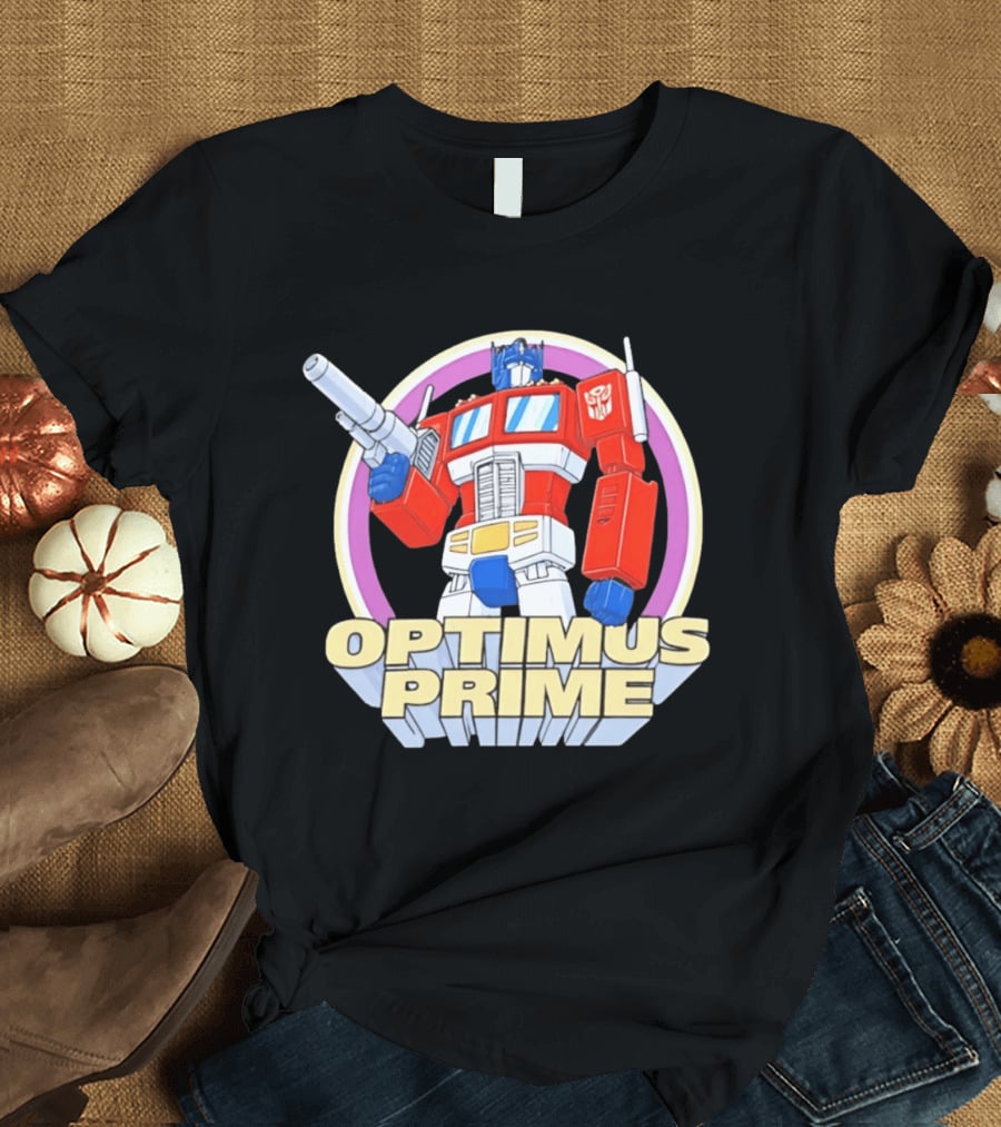 Optimus Prime Classic Animation Retro 80s T-Shirt
