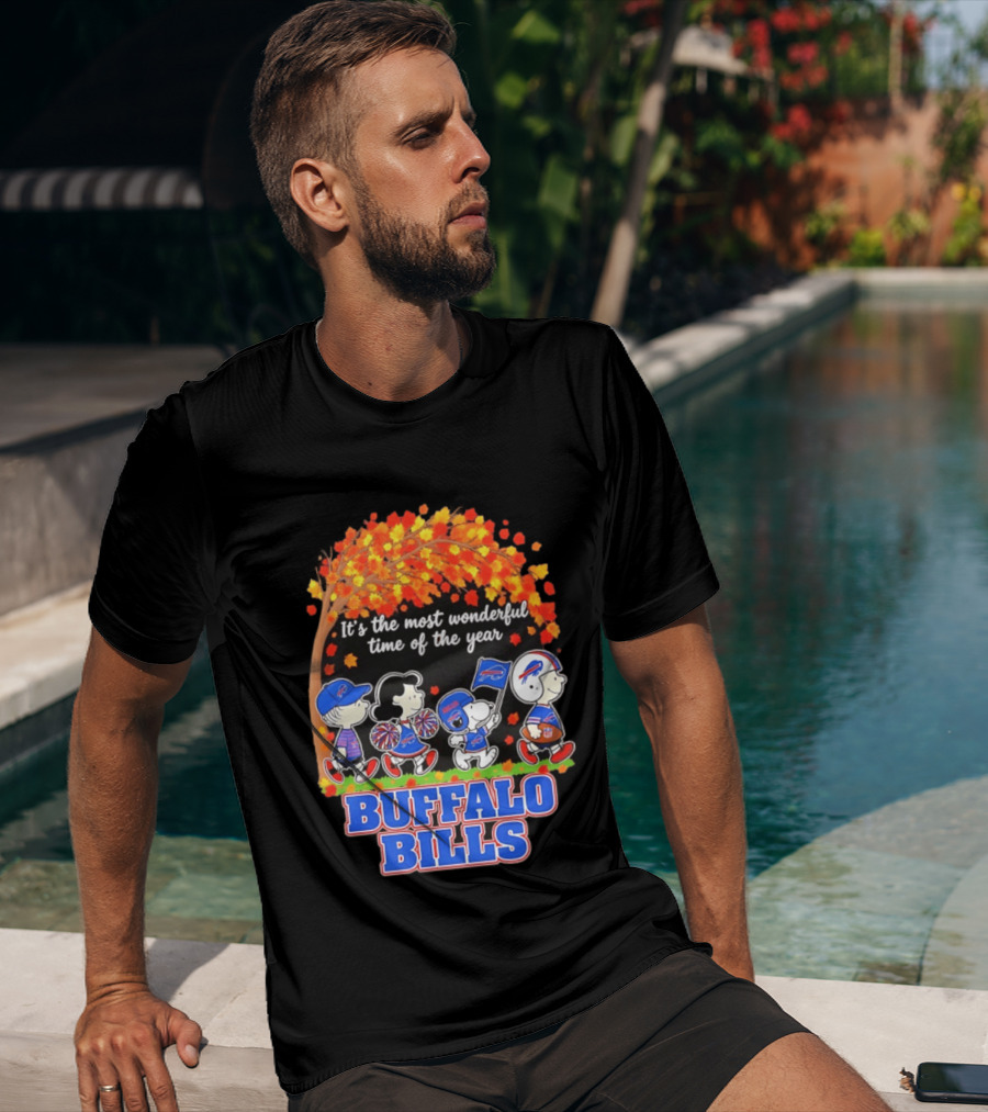 Peanuts Buffalo Bills Most Wonderful Time Of The Year T-Shirt