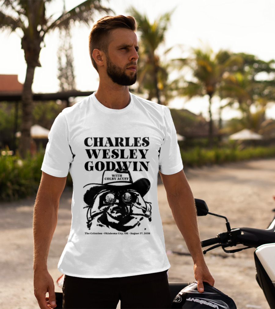 Charles Wesley Godwin And Colby Acuff Live At The Criterion Oklahoma City August 27 2026 T-Shirt