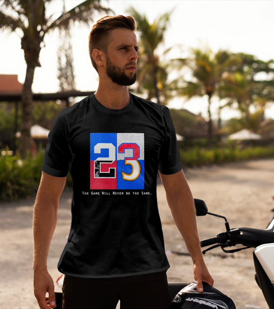 Shota Imanaga 23 The Game Will Never Be The Same Colorful Number Mashup T-Shirt