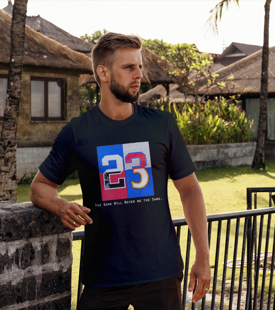 Shota Imanaga 23 The Game Will Never Be The Same Colorful Number Mashup T-Shirt