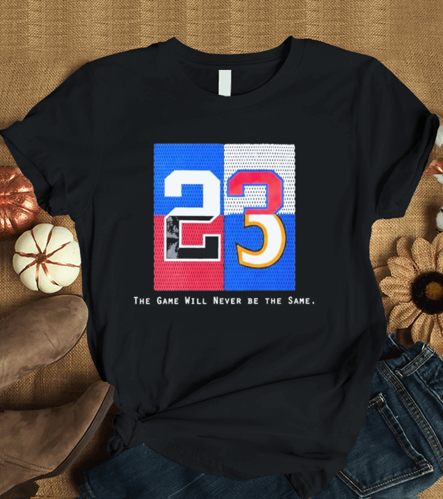 Shota Imanaga 23 The Game Will Never Be The Same Colorful Number Mashup T-Shirt
