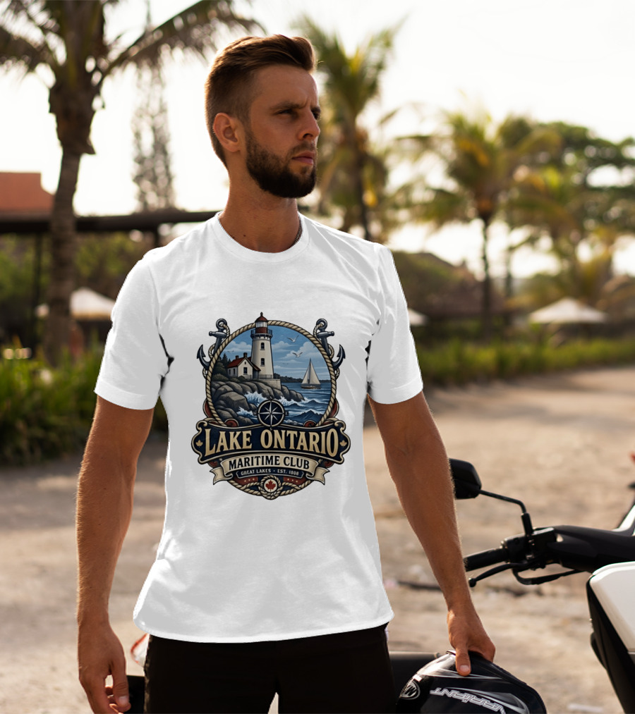 Lake Ontario Maritime Club Great Lakes Nautical Heritage Est. 1908 T-Shirt