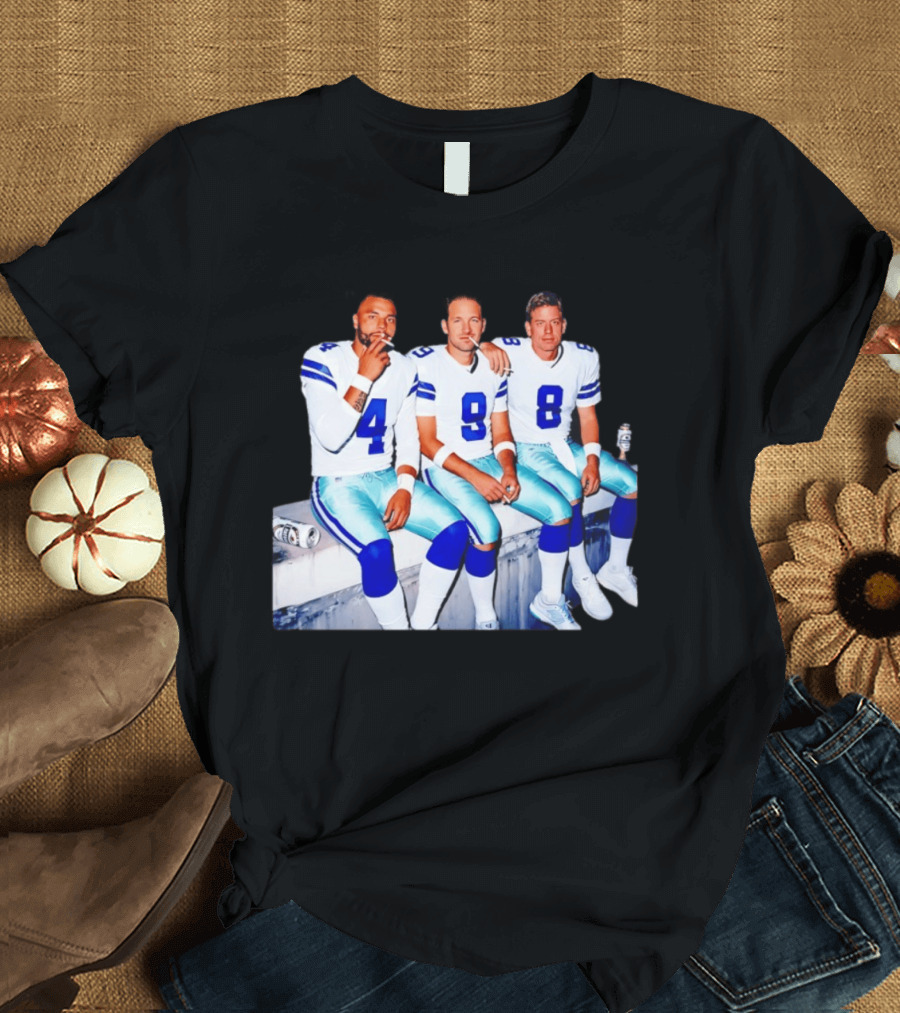 Klayton Adams Christian Parker Brandon Aubrey Dallas Cowboys Smoking Jerseys T-Shirt