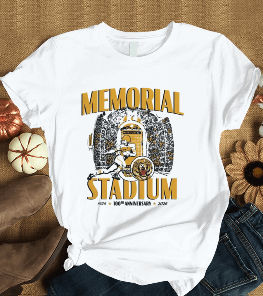 Memorial Stadium Missouri Tigers Football 100th Anniversary 1916 2016 T-Shirt