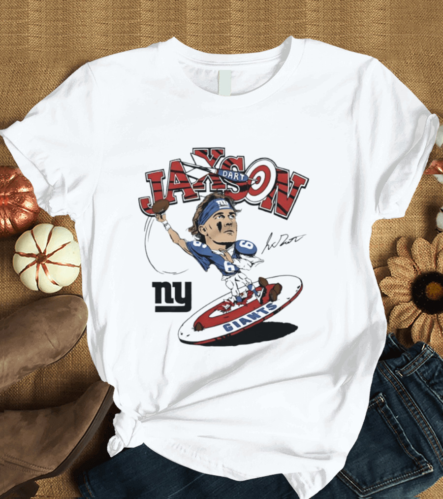 Jaxson New York Giants Football Caricature Ny Giants T-Shirt
