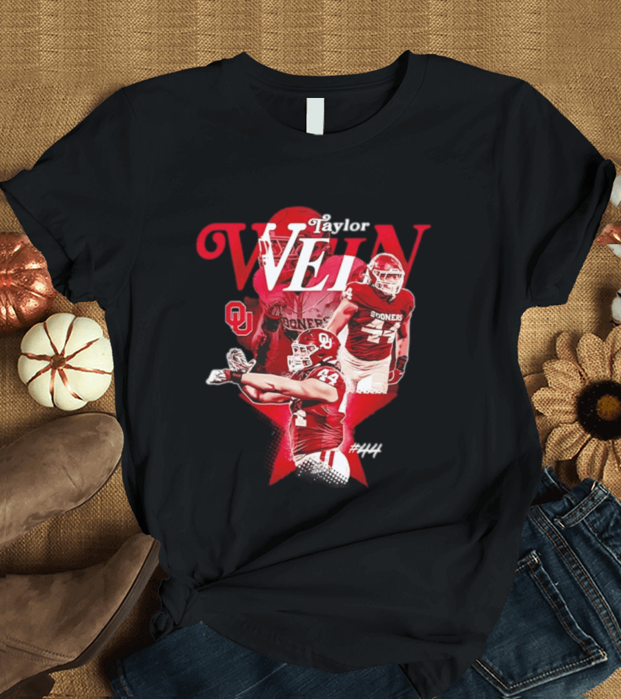 Taylor Wein Oklahoma Sooners Sooners Football OU 44 T-Shirt