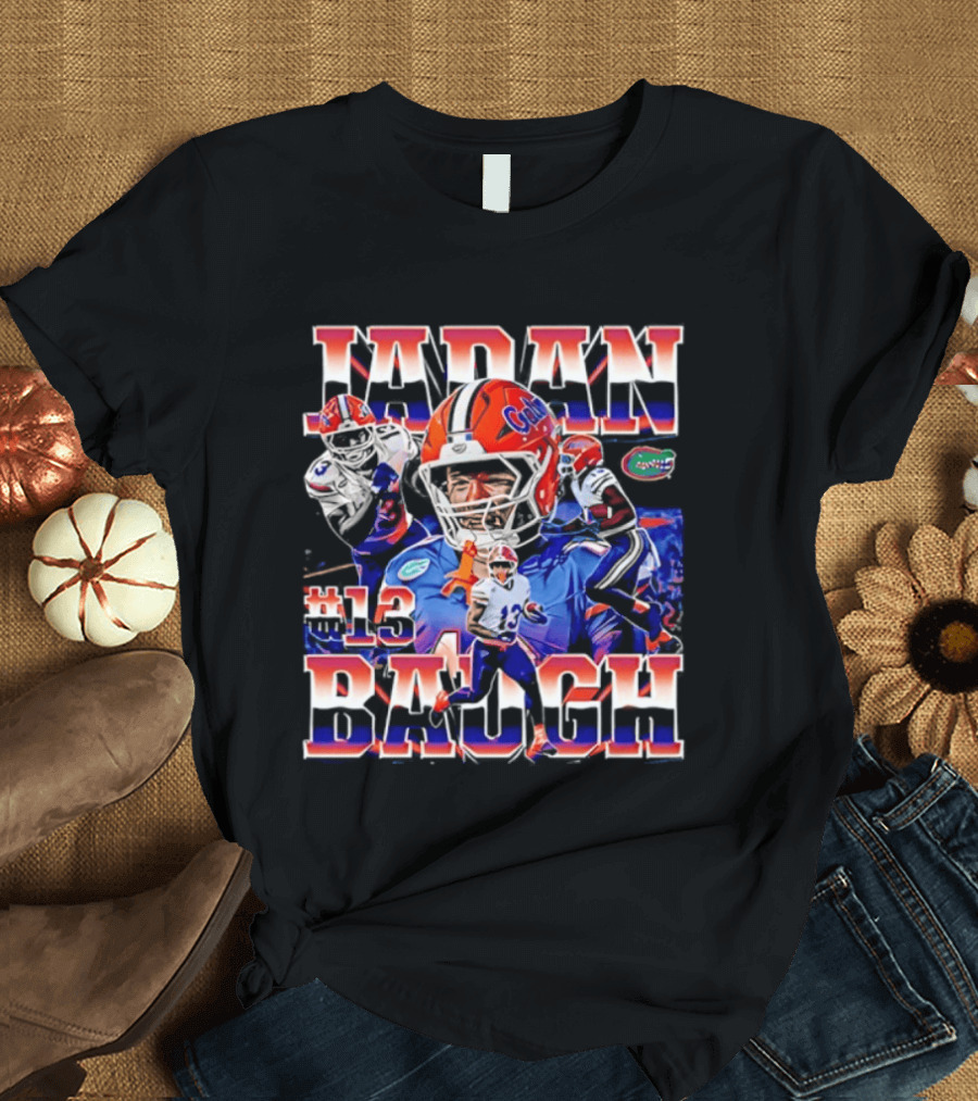 Jadan Baugh Florida Gators #13 NCAA Football Player Collage T-Shirt