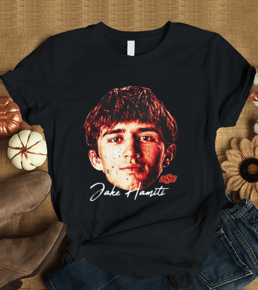 Jake Hamiti Oklahoma State Wrestling OSU Swag T-Shirt