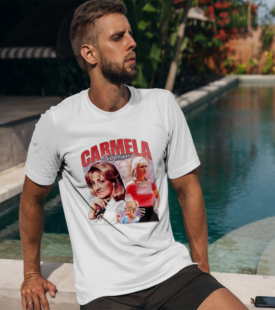 Carmela Soprano Character Collage T-Shirt