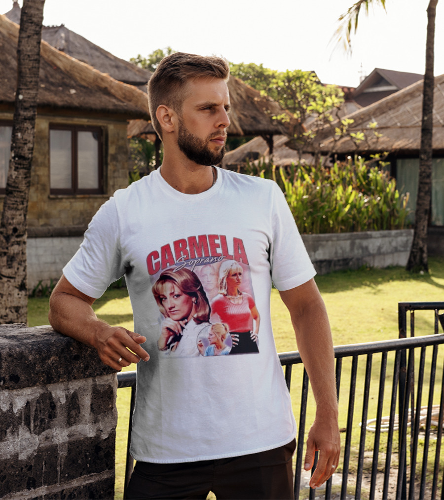 Carmela Soprano Character Collage T-Shirt