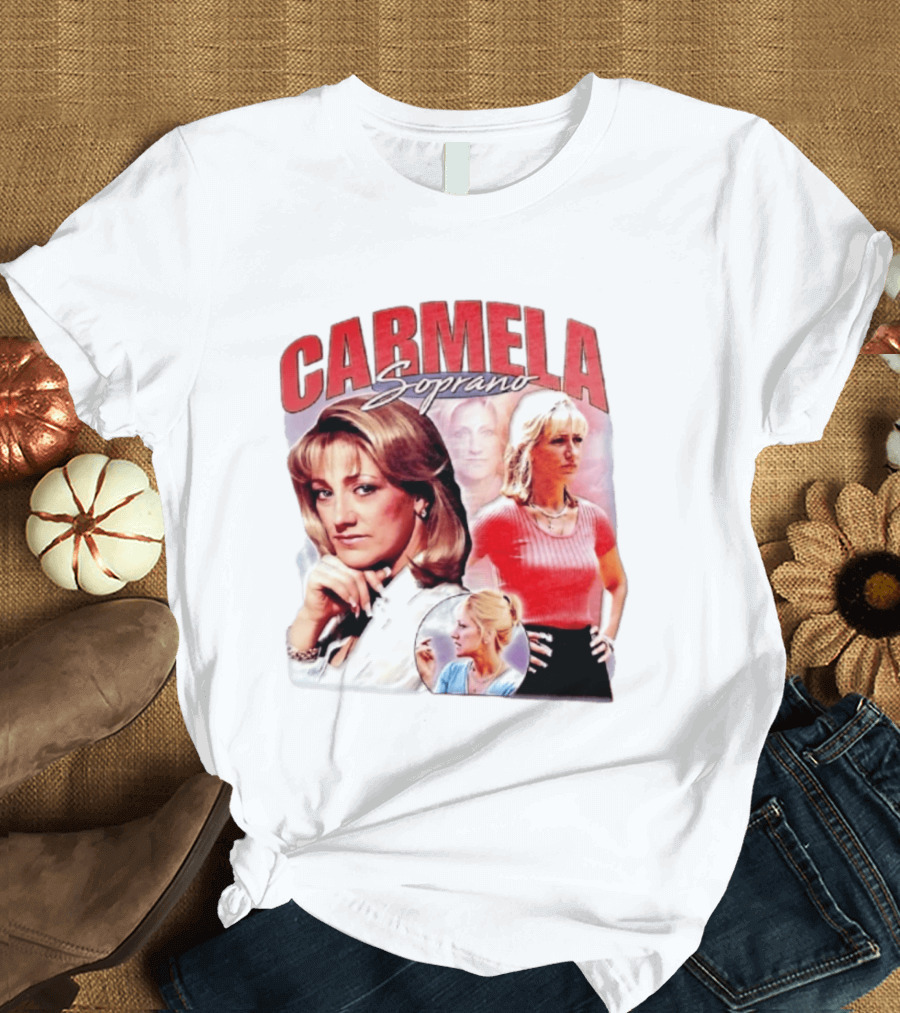 Carmela Soprano Character Collage T-Shirt
