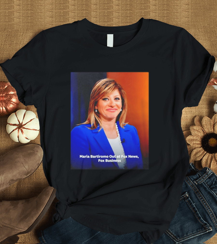 Maria Bartiromo Departure Fox Business News Media T-Shirt