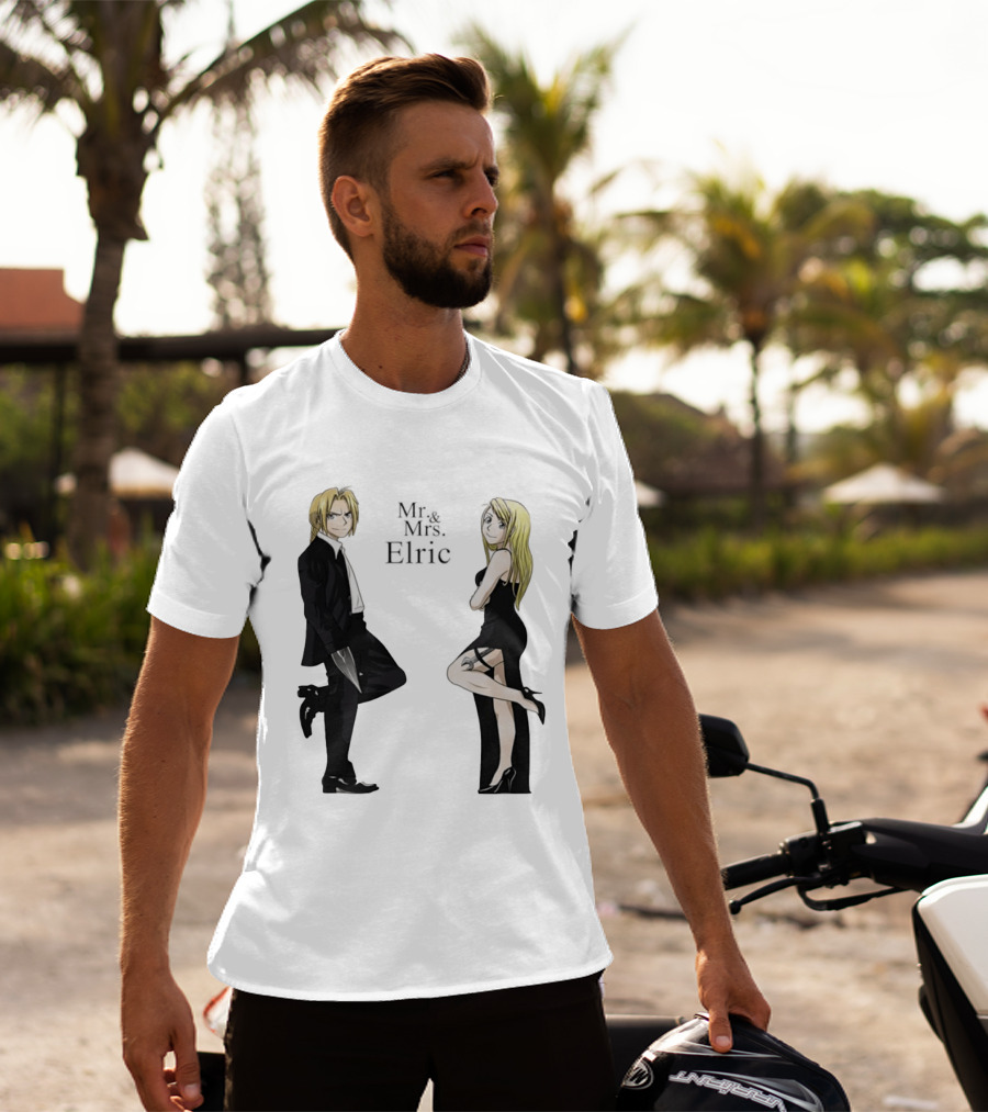 Edward Elric And Winry Rockbell Mr. And Mrs. Elric T-Shirt
