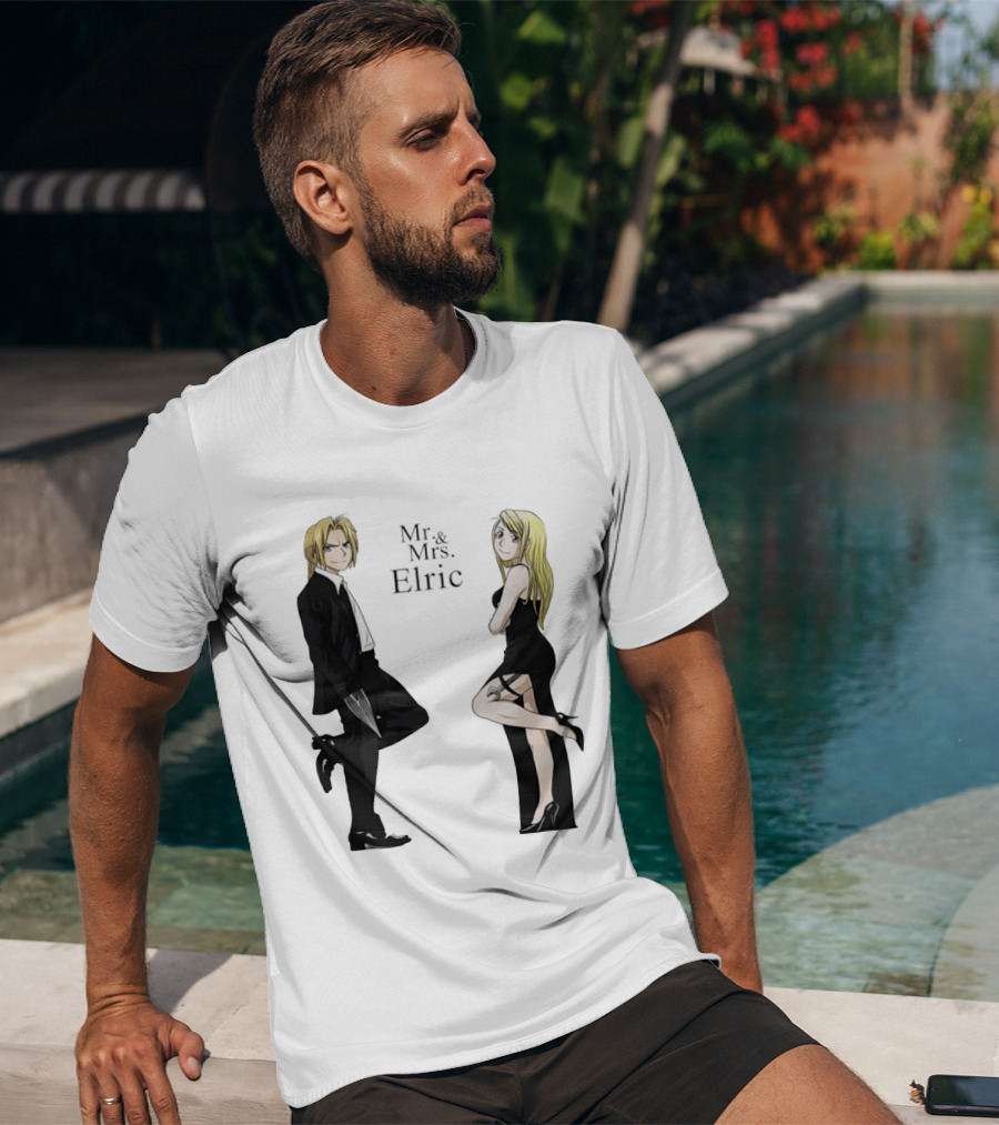Edward Elric And Winry Rockbell Mr. And Mrs. Elric T-Shirt