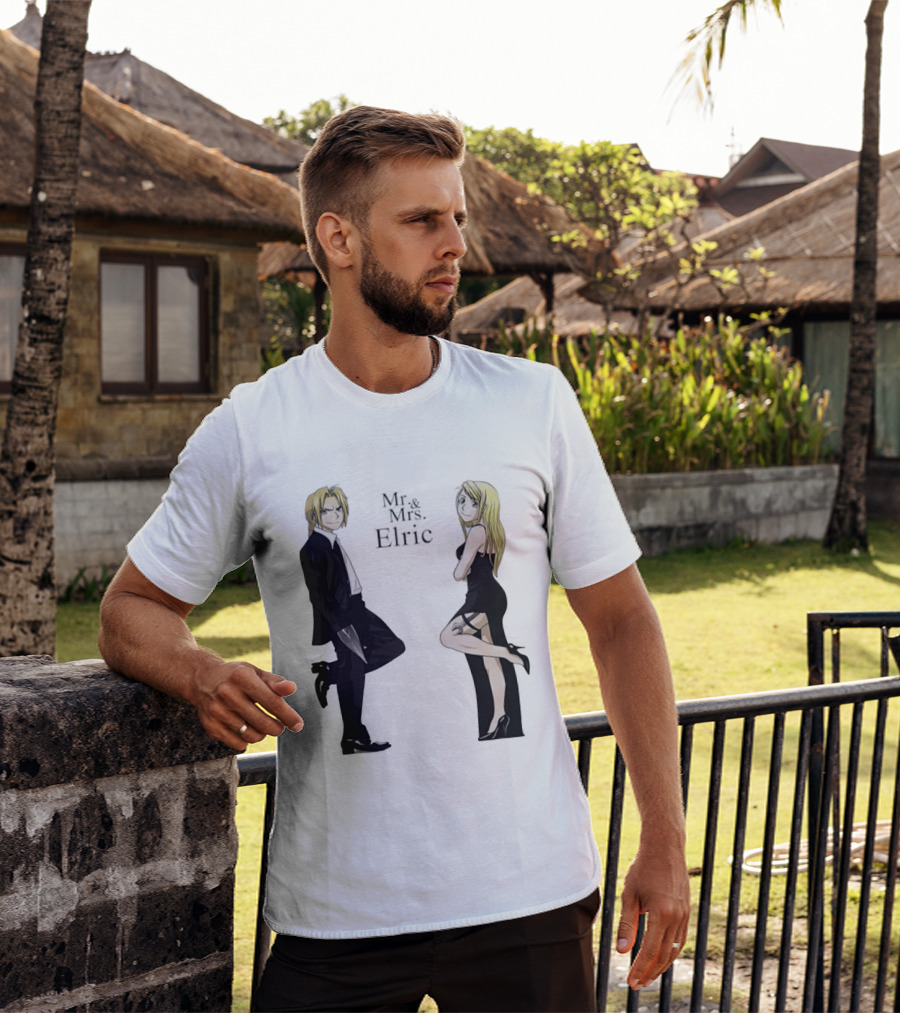 Edward Elric And Winry Rockbell Mr. And Mrs. Elric T-Shirt