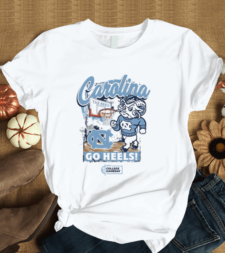 Carolina Tar Heels UNC 2026 College GameDay Go Heels T-Shirt