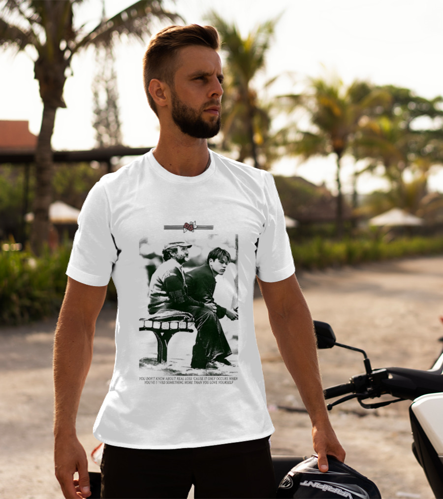 Robin Williams Matt Damon Real Loss Good Will Hunting Bench Scene T-Shirt