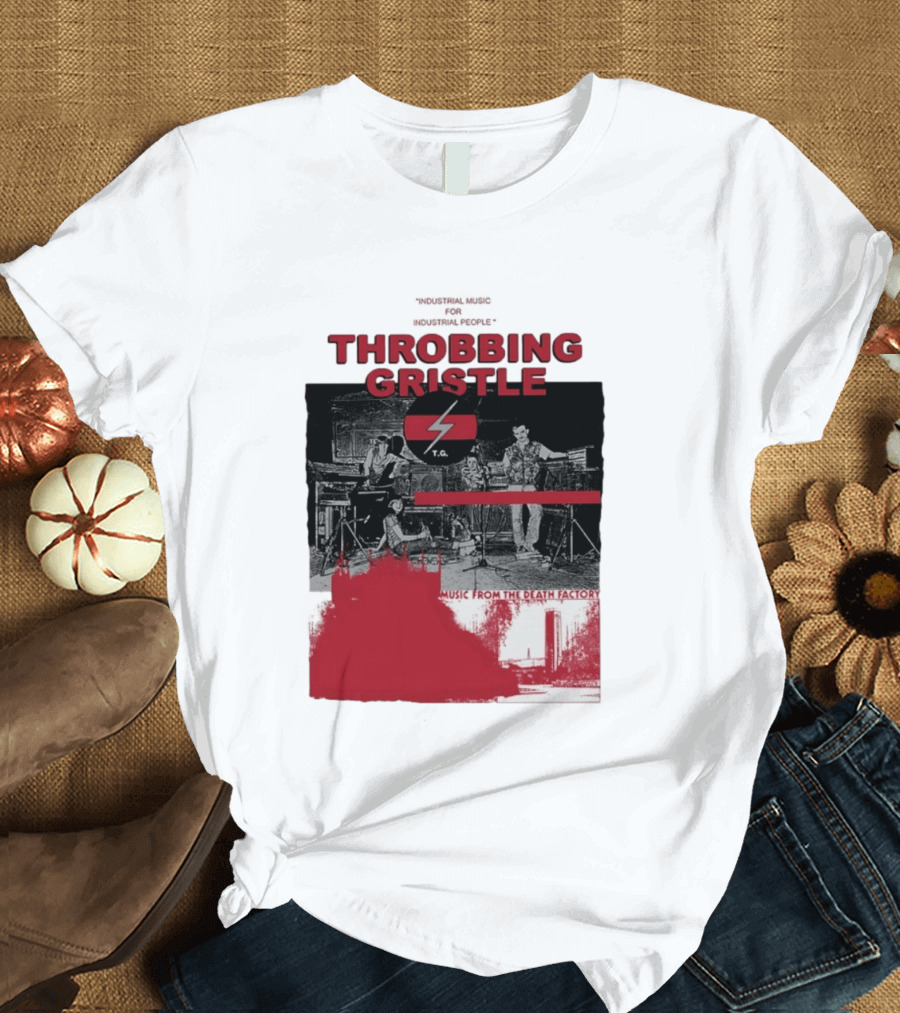 Throbbing Gristle T.G. Industrial Music From The Death Factory T-Shirt