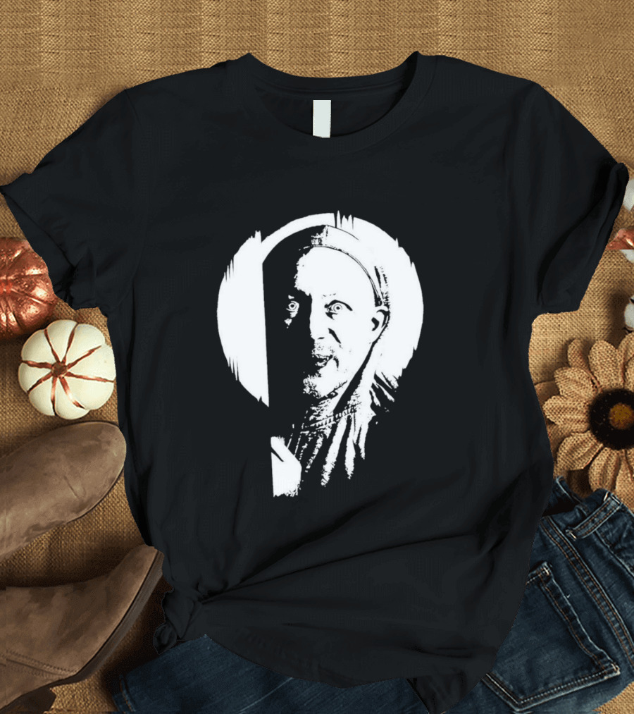 Curious Guy Limmy's Homemade Show Scottish Comedy Stencil T-Shirt