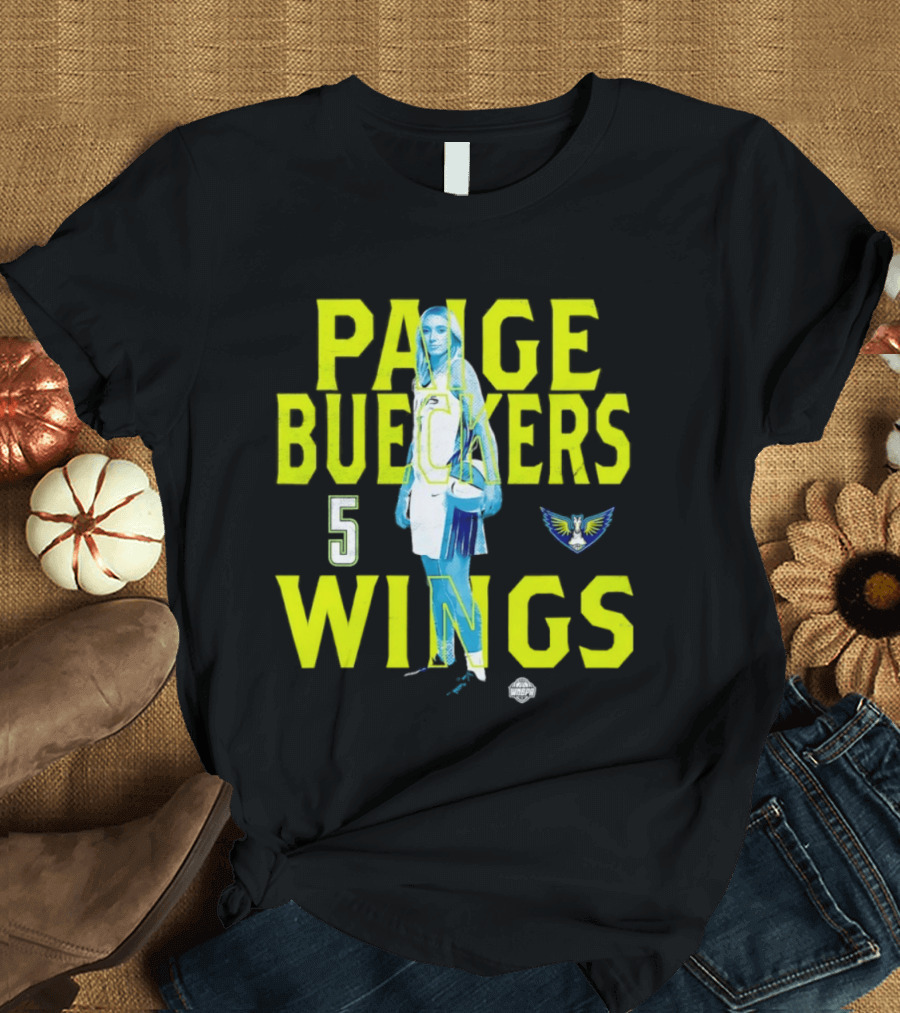 Paige Bueckers 5 Wings Player Stance T-Shirt