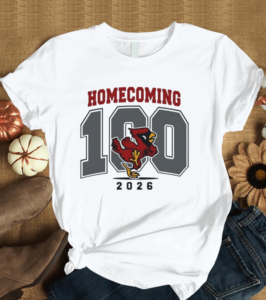 Ball State Cardinals Homecoming 100 2026 T-Shirt