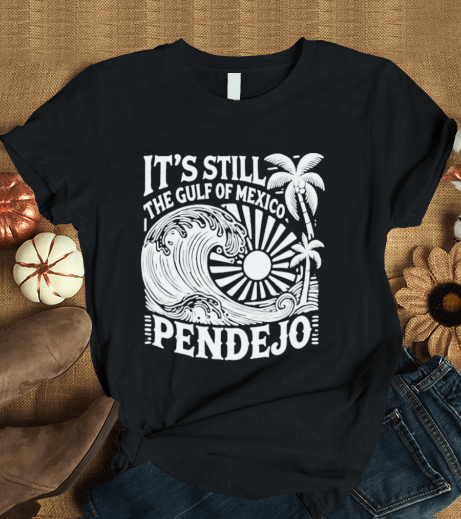 It's Still The Gulf Of Mexico Pendejo Wave Palm Sun T-Shirt