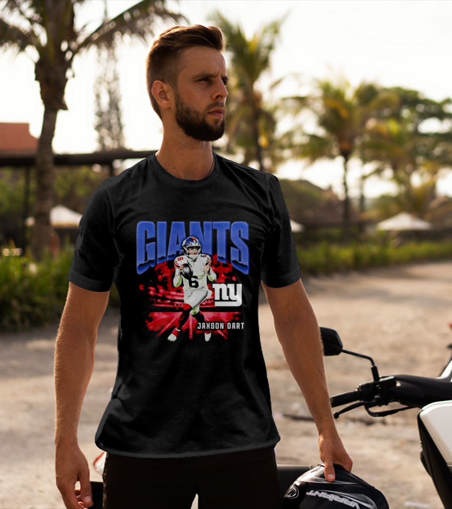 Jaxson Dart New York Giants Football Giants Ny T-Shirt