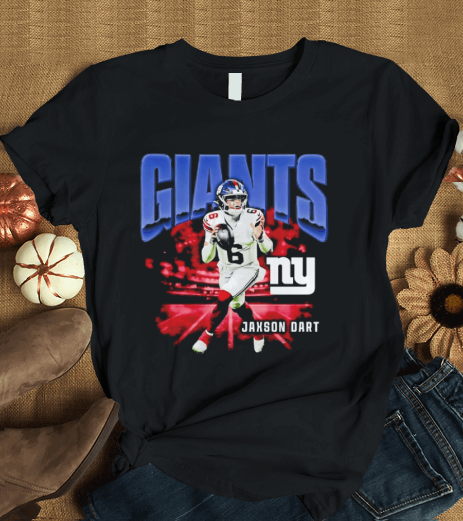 Jaxson Dart New York Giants Football Giants Ny T-Shirt