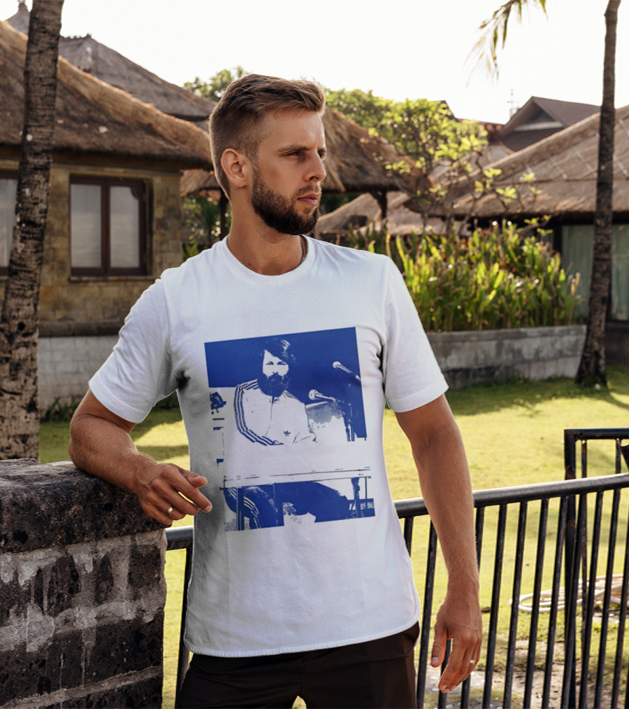Brian Wilson Piano Microphone Live Performance T-Shirt
