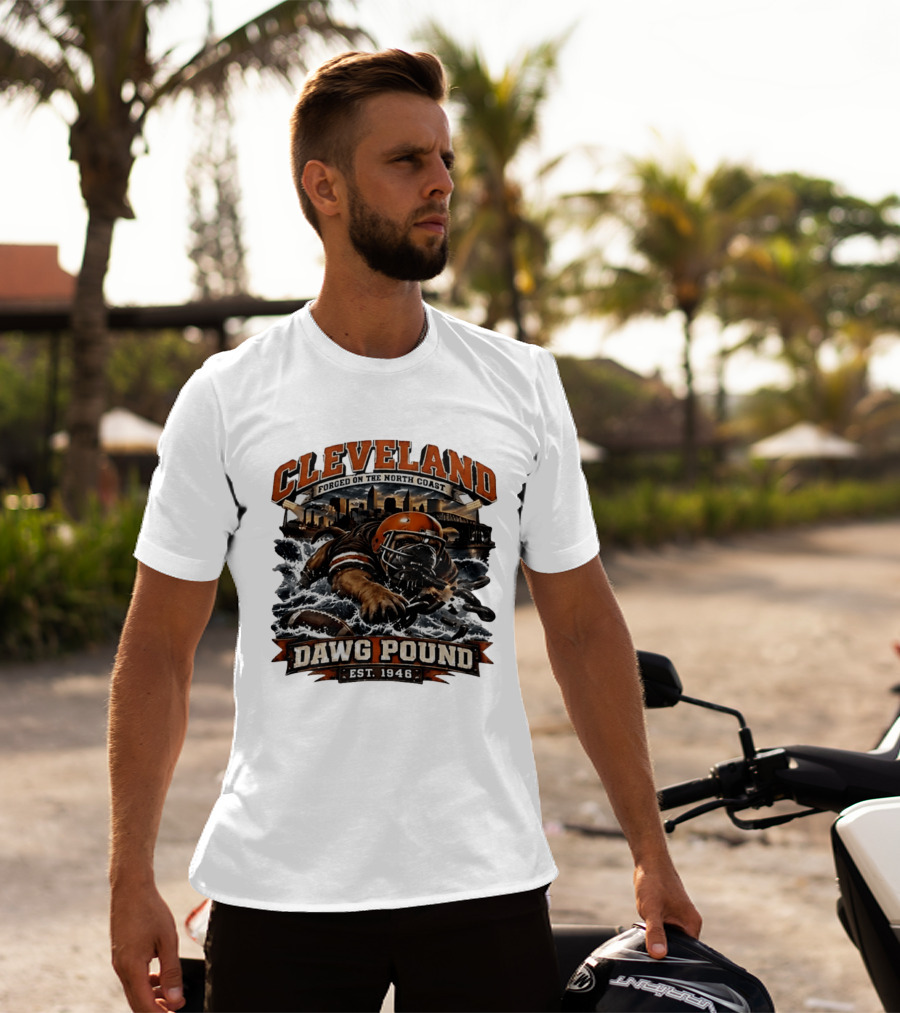 Cleveland Dawg Pound Forged On The North Coast Est 1946 T-Shirt