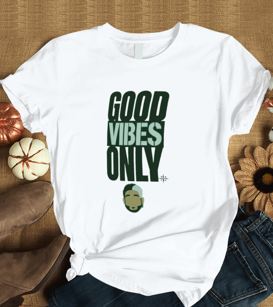 Good Vibes Only Eugenio Suárez Mariners Baseball MLB T-Shirt