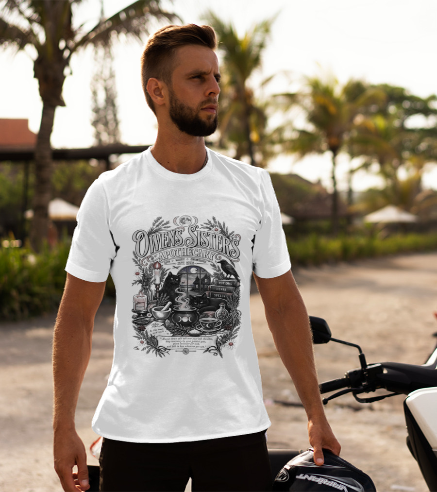 Owens Sister's Apothecary Est 1995 Candles And Herbs T-Shirt