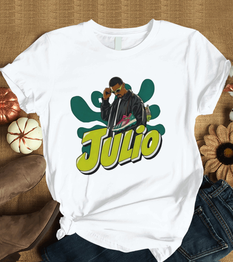 Seattle Mariners Julio Rodriguez Sneaker T-Shirt