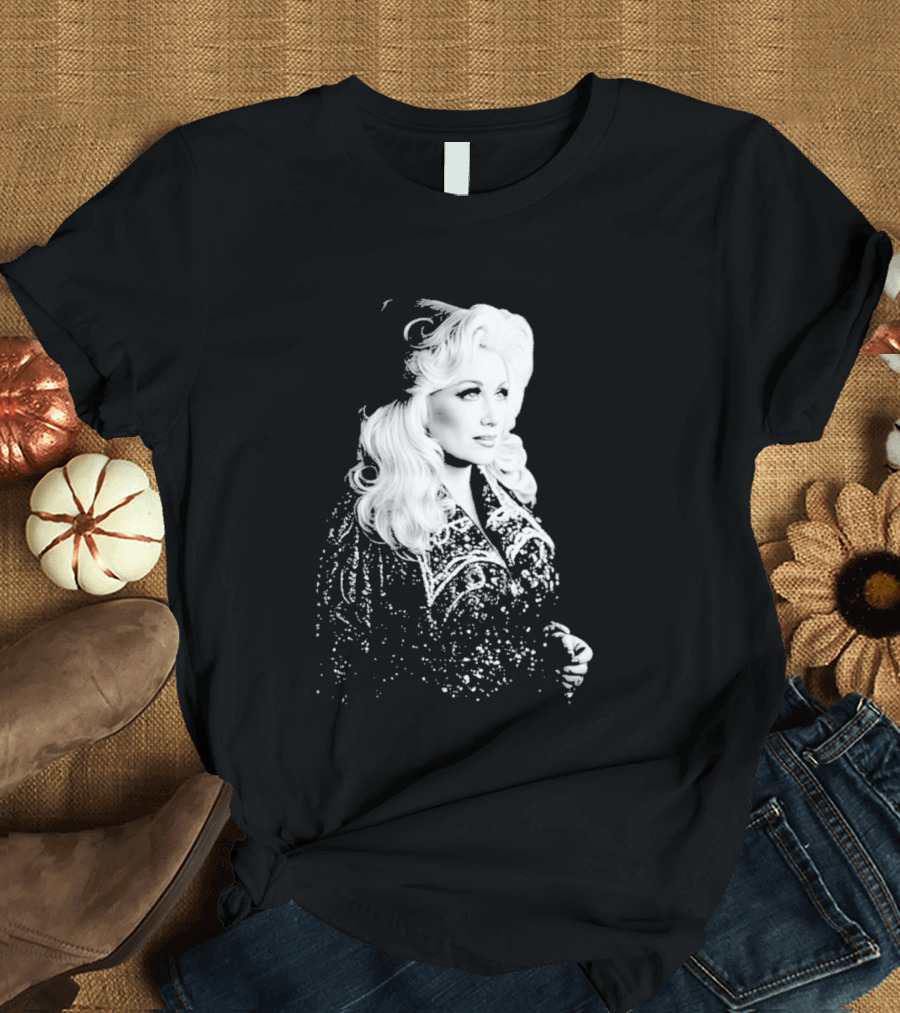 Glamorous Dolly Parton Vintage Style Image T-Shirt