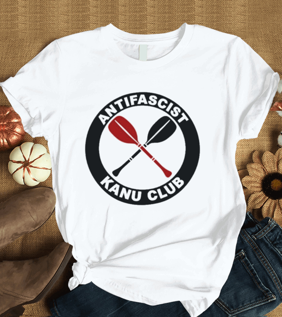 Antifascist Kanu Club Paddles T-Shirt