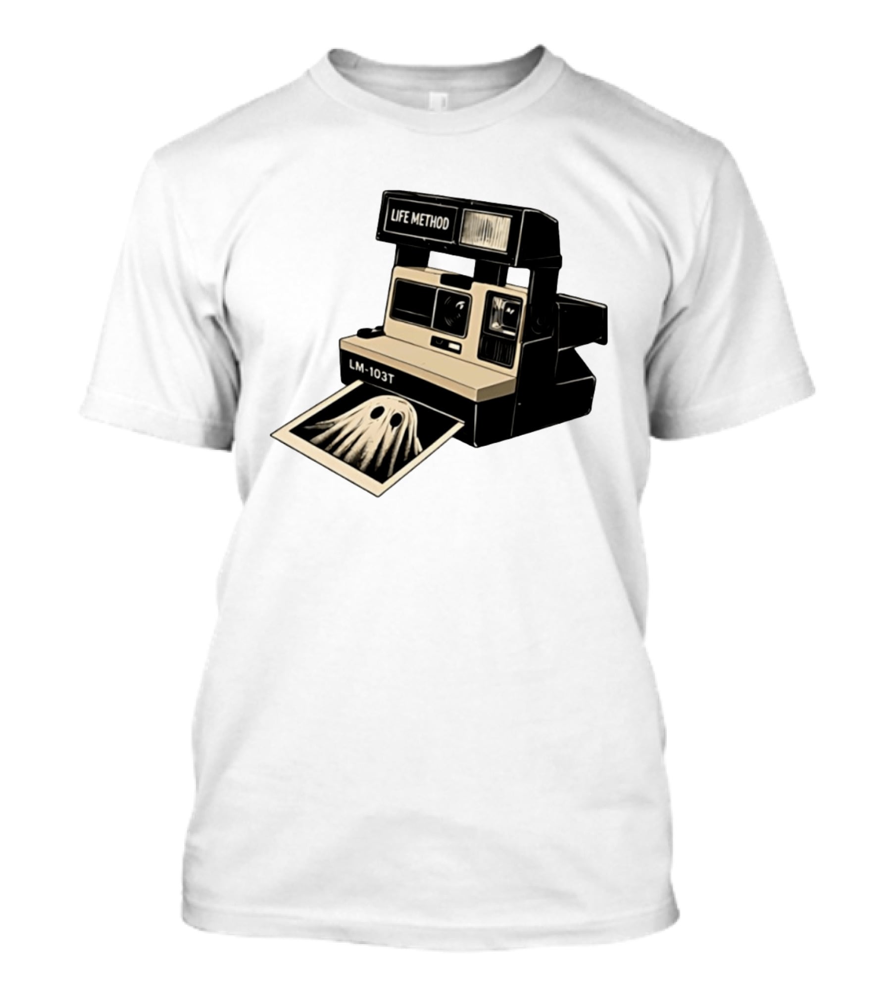 Life Method LM103T Ghost Polaroid Camera Instant Photography Film T-Shirt
