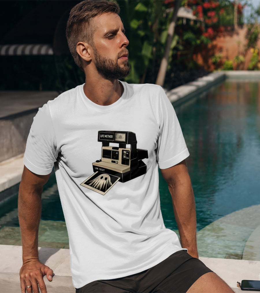 Life Method LM103T Ghost Polaroid Camera Instant Photography Film T-Shirt