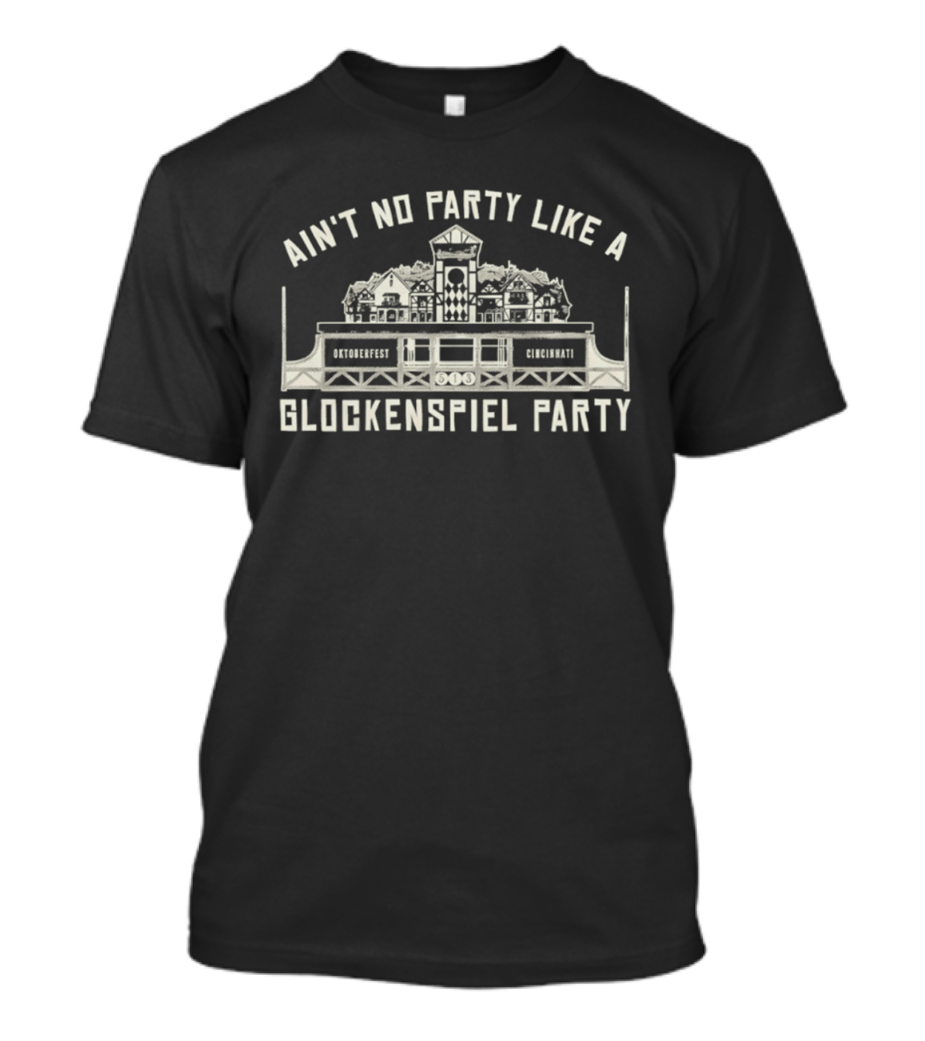 Ain't No Party Like A Blockenspiel Party Famous Landmarks T-Shirt