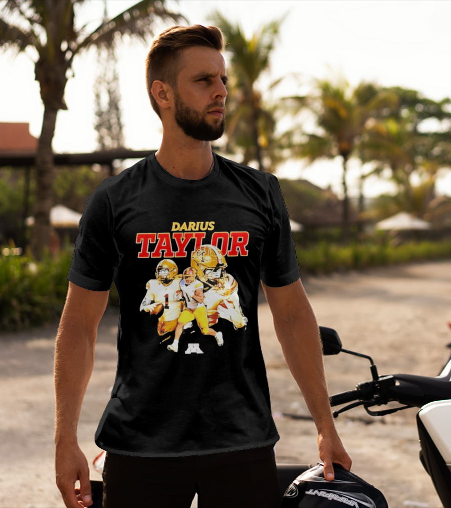 Darius Taylor Minnesota Golden Gophers Football Collage T-Shirt