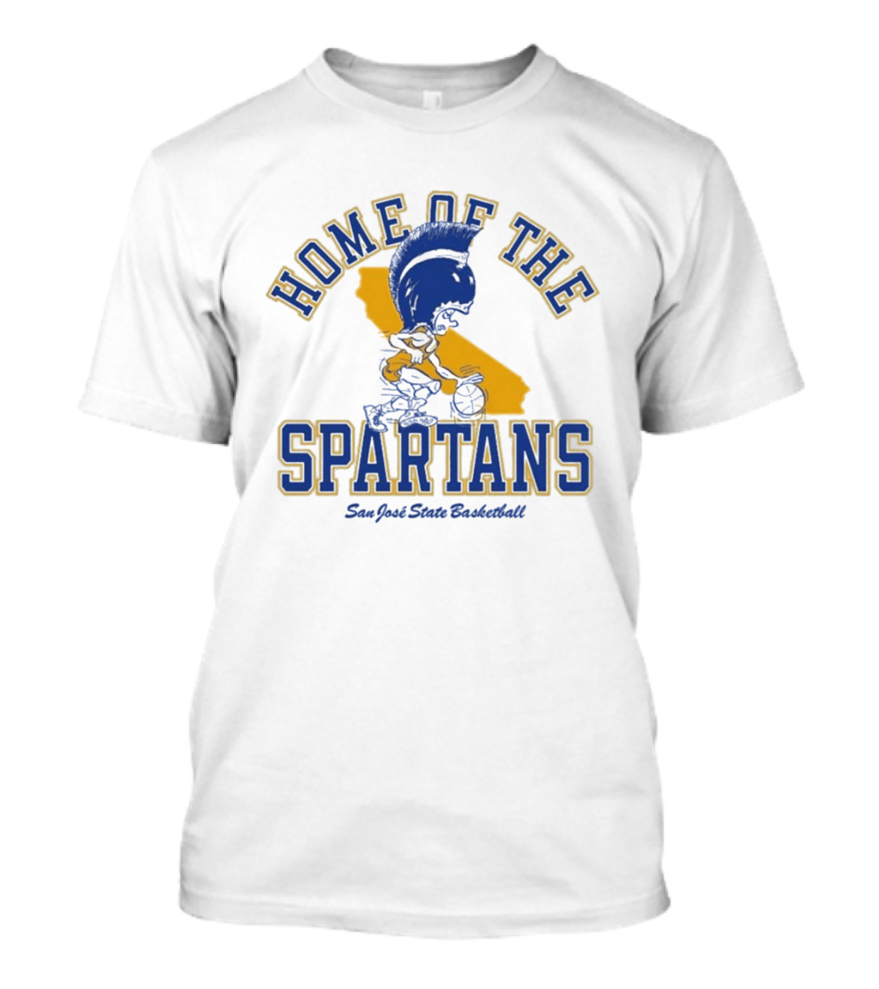 San Jose State Basketball Home Of The Spartans California T-Shirt