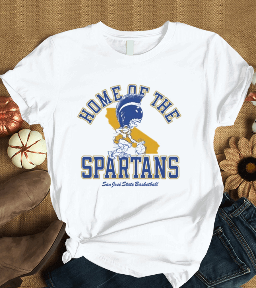 San Jose State Basketball Home Of The Spartans California T-Shirt