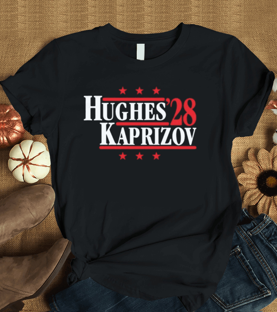 Hughes Kaprizov 28 Minnesota Wild NHL Hockey T-Shirt