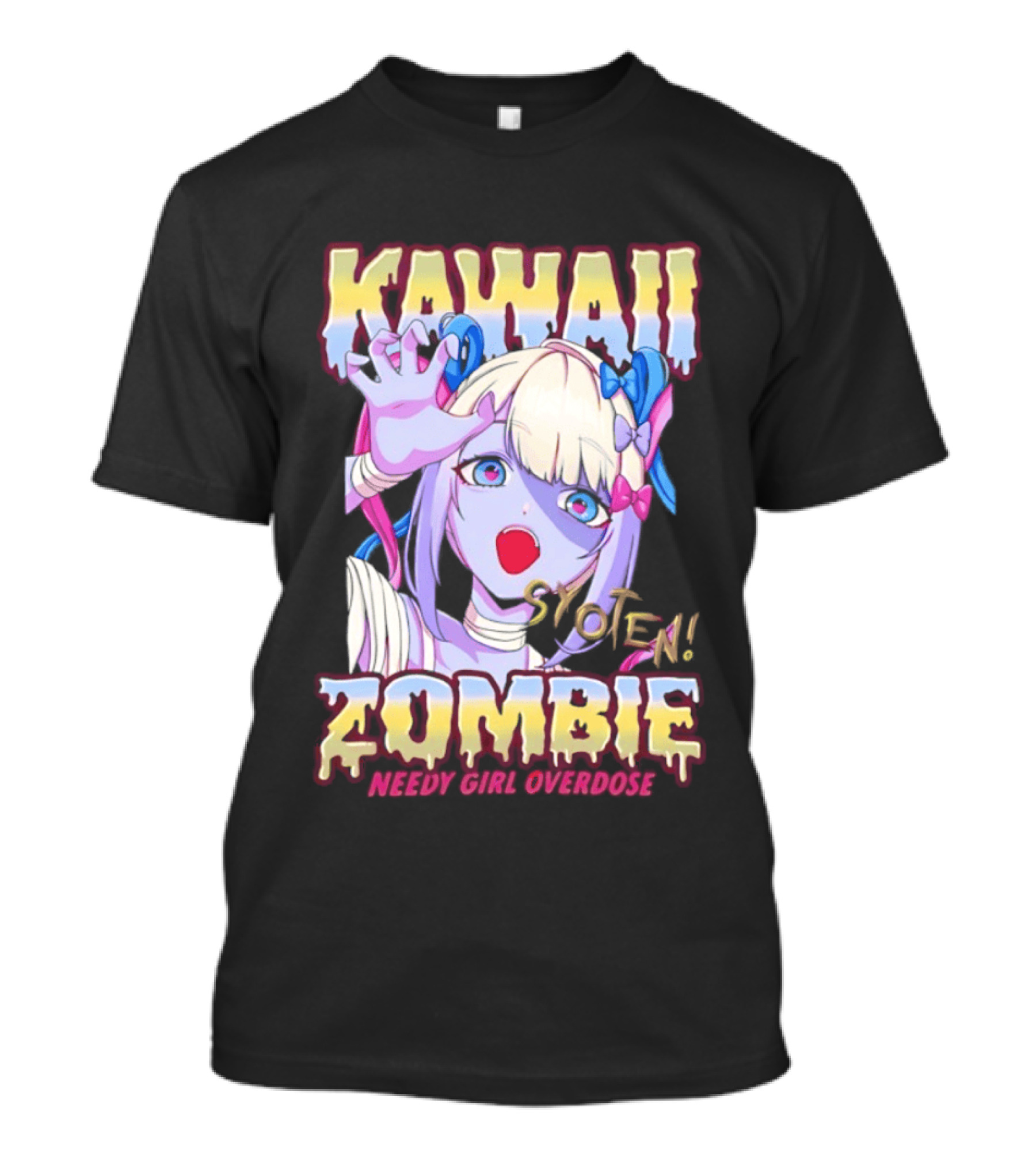 Kangel Needy Girl Overdose Kawaii Syoten Zombie Anime T-Shirt