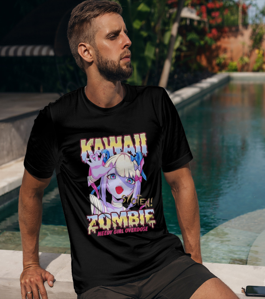 Kangel Needy Girl Overdose Kawaii Syoten Zombie Anime T-Shirt