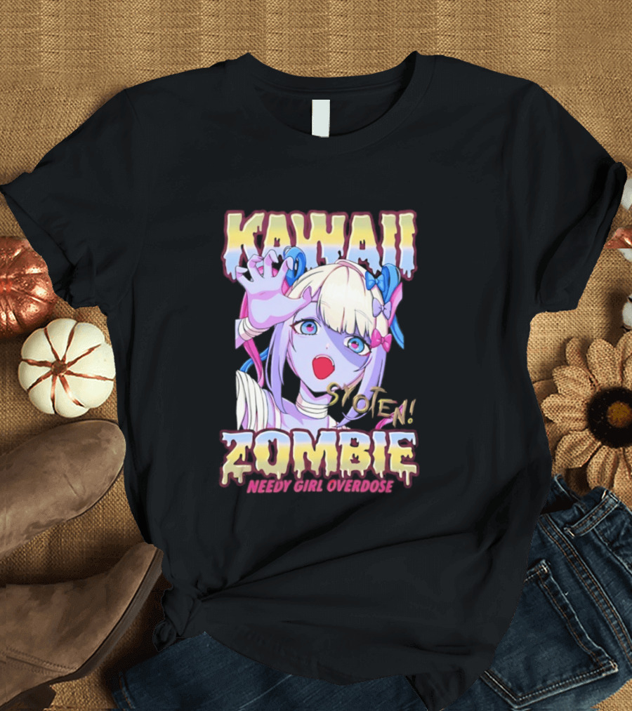 Kangel Needy Girl Overdose Kawaii Syoten Zombie Anime T-Shirt