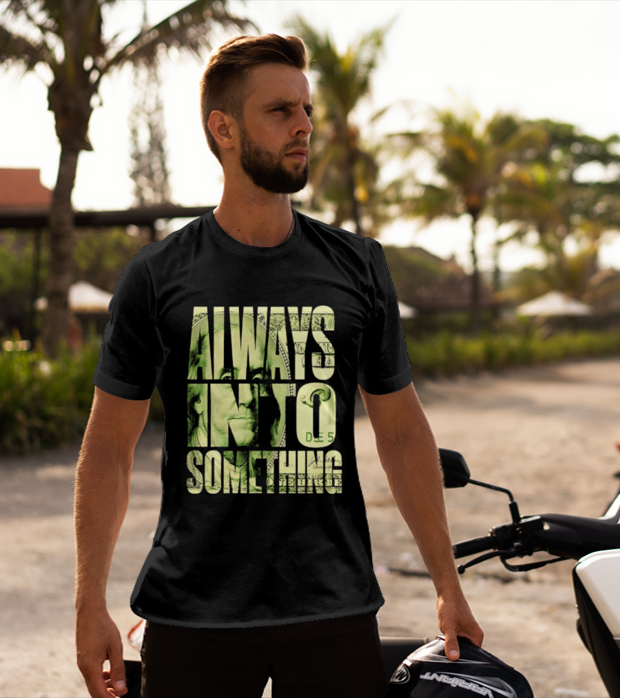 Benjamin Franklin Always Into Something Money T-Shirt